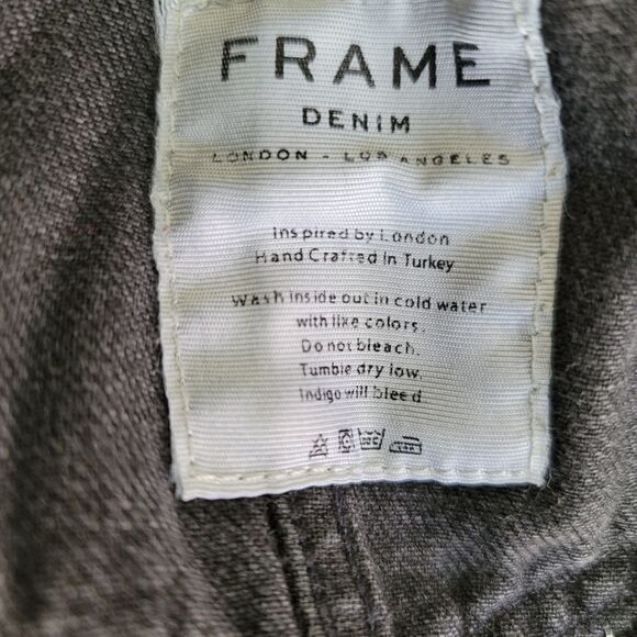 Frame le studded denim jacket black - Picture 7 of 10